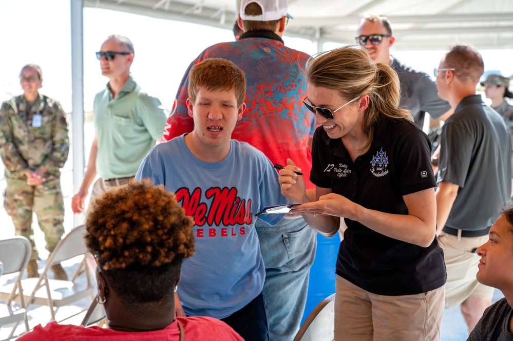 SOMS athletes meet the Thunderbirds, watch air show practices