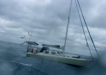 Coast Guard assists 2 aboard sailboat beset by weather off Galveston, Texas