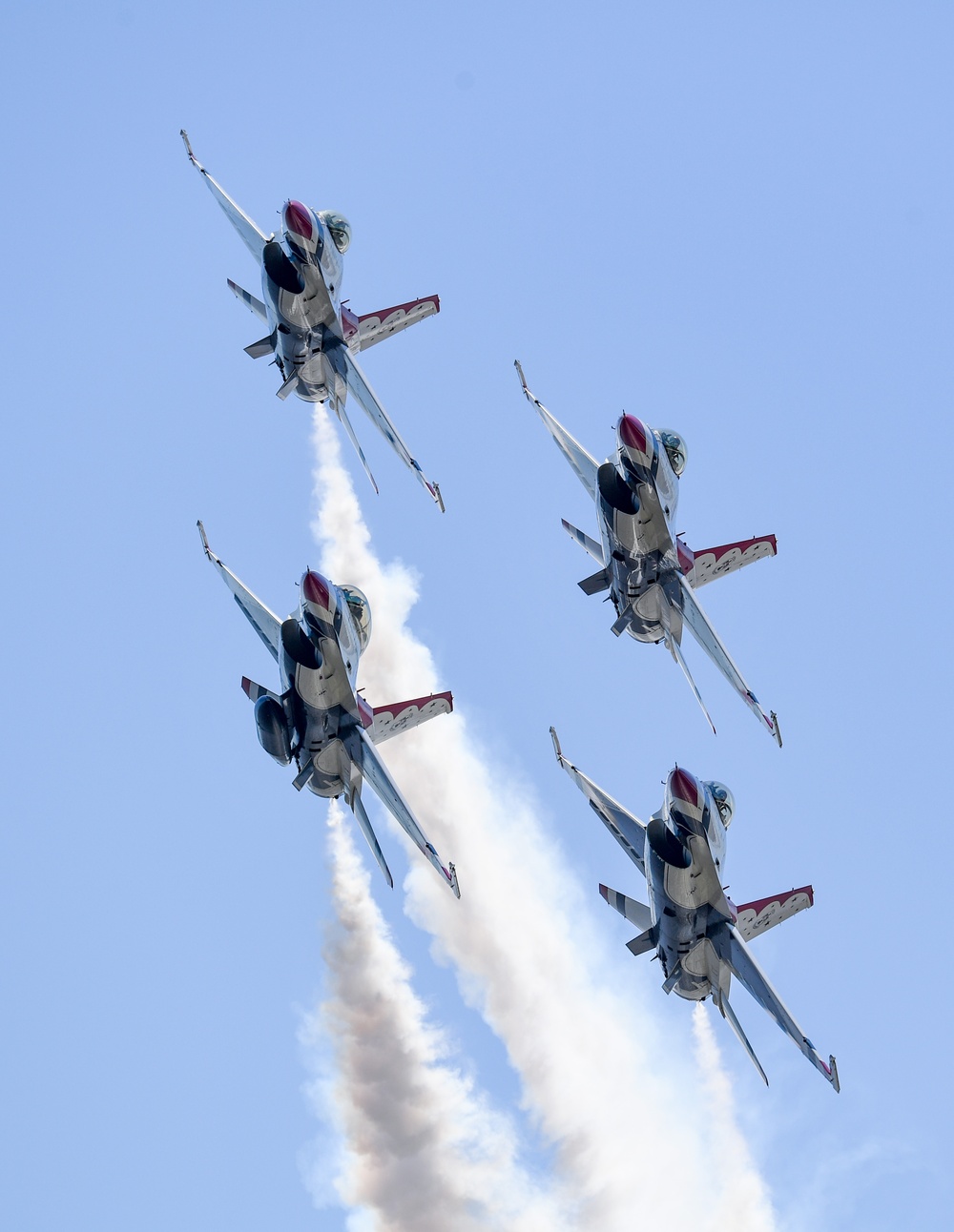 Performers practice for the 2023 TOTS Air and Space Show