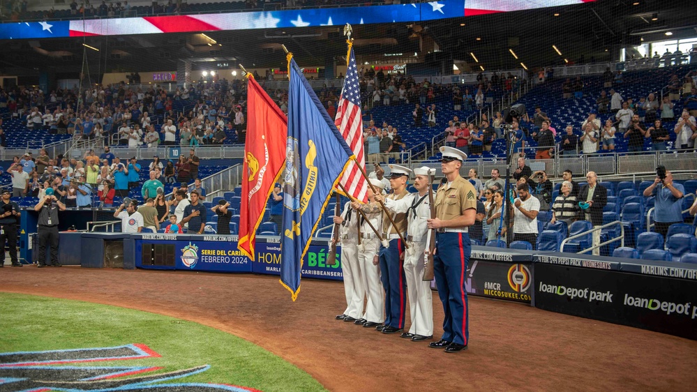 Fleet Week Night at Miami Marlins Game