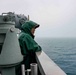USS OAKLAND GETS UNDERWAY FROM NEW CALEDONIA