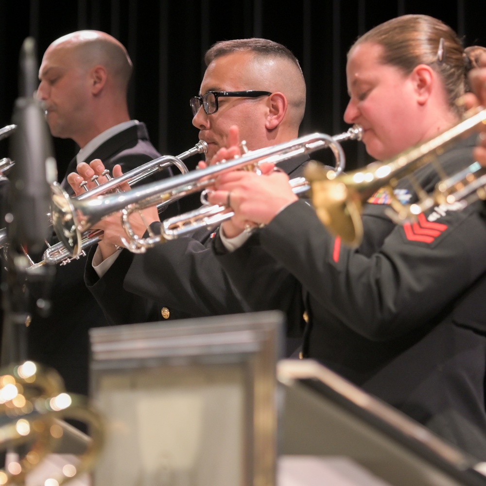 The United States Navy Band Commodores perform at Kellam High School