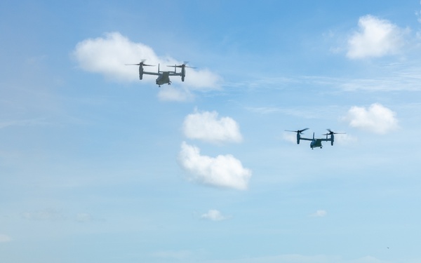 MV-22B Ospreys arrive in Darwin