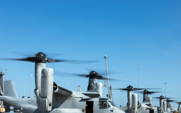 MV-22B Ospreys arrive in Darwin
