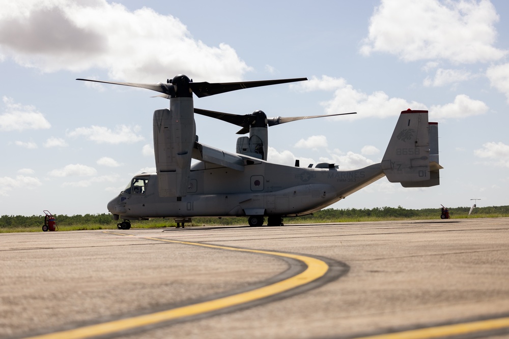 MV-22B Ospreys arrive in Darwin