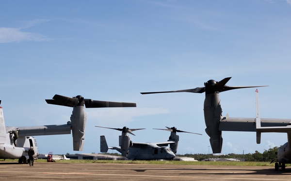 MV-22B Ospreys arrive in Darwin