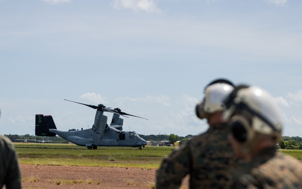 MV-22B Ospreys arrive in Darwin