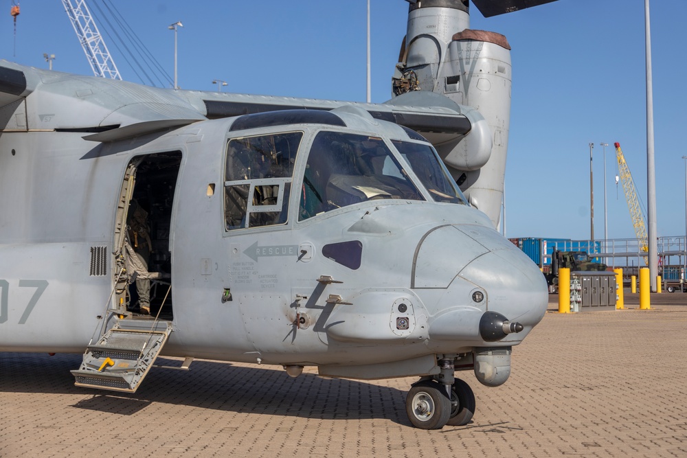 MV-22B Ospreys arrive in Darwin