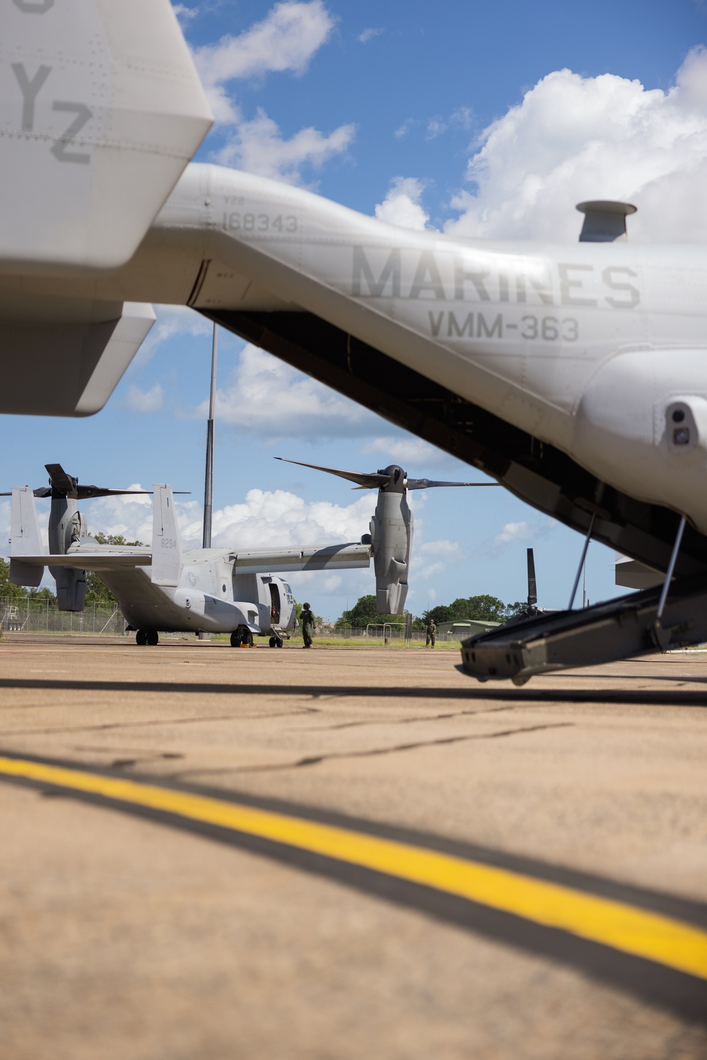 MV-22B Ospreys arrive in Darwin