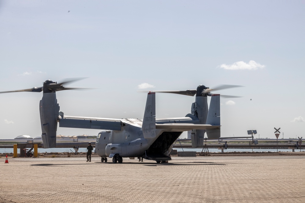 MV-22B Ospreys arrive in Darwin