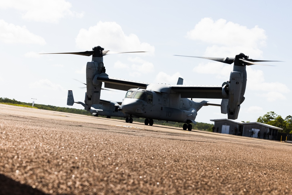 MV-22B Ospreys arrive in Darwin