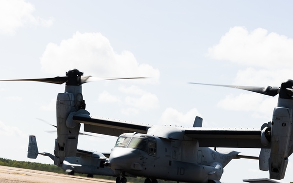 MV-22B Ospreys arrive in Darwin