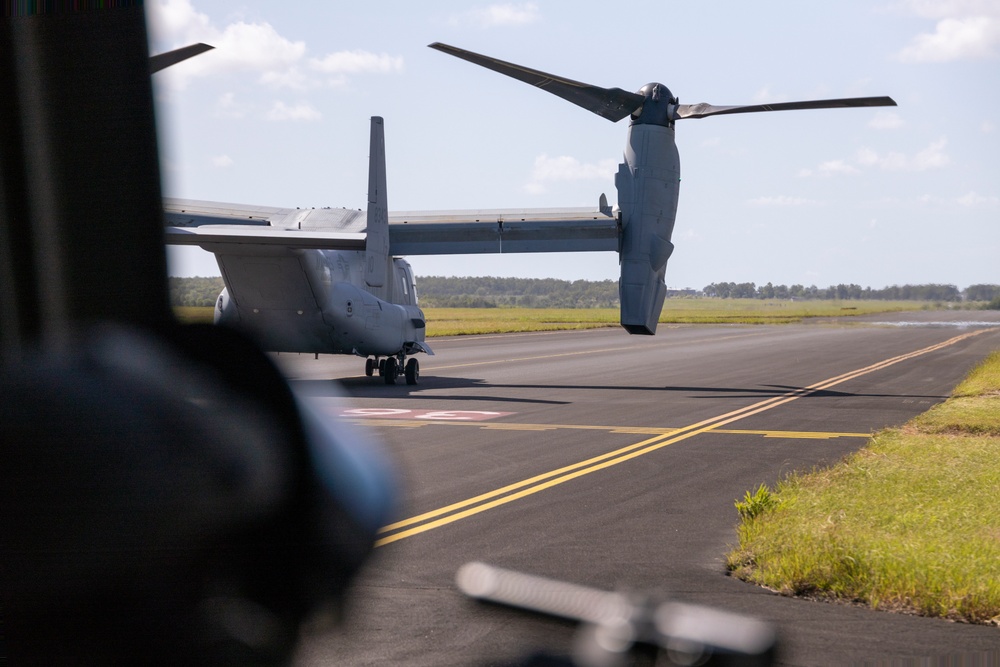 MV-22B Ospreys arrive in Darwin