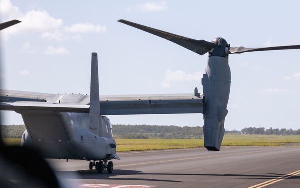MV-22B Ospreys arrive in Darwin
