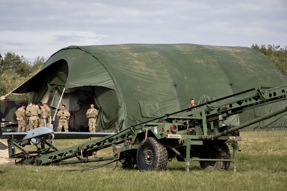 2nd Cavalry Regiment Launches Shadow drone in support of ORION 23