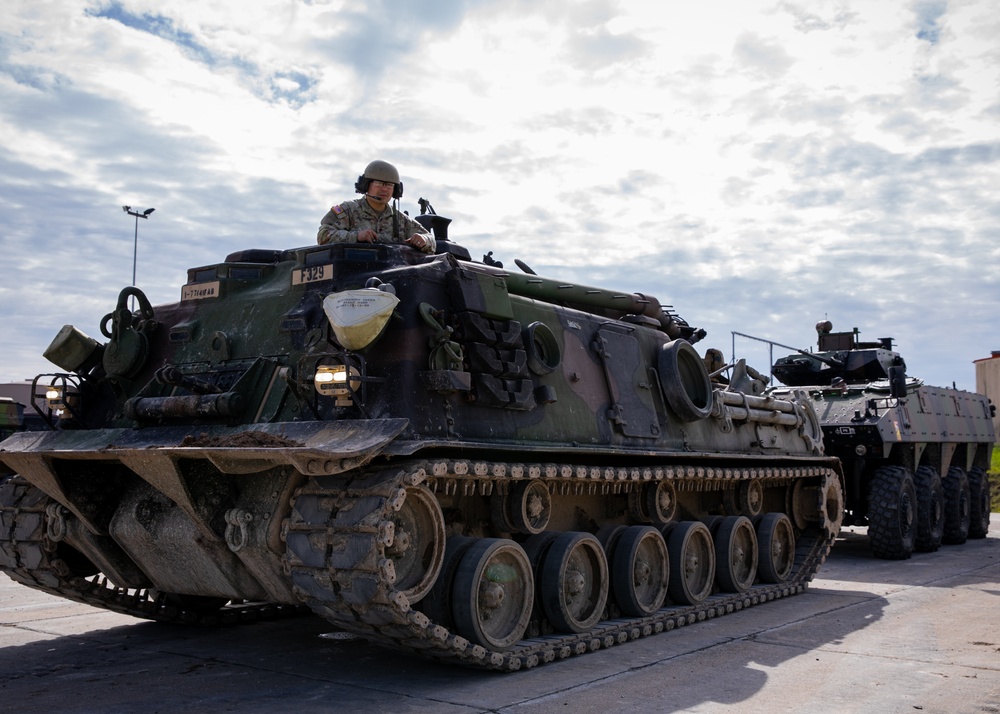 1-77 Field Artillery Regiment aid French allies during ORION 23