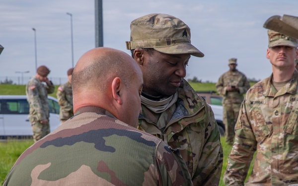 1-77 Field Artillery Regiment aid French allies during ORION 23