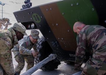 1-77 Field Artillery Regiment aid French allies during ORION 23