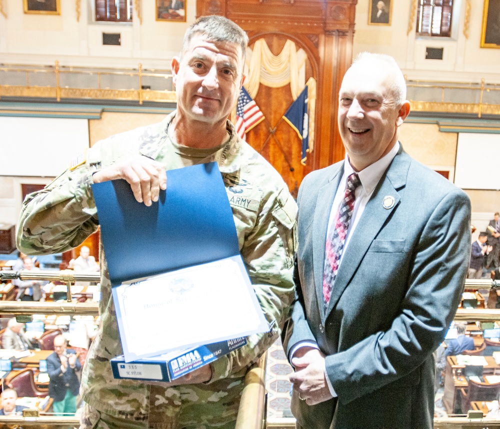 The South Carolina Legislature recognizes Headquarters Support Company, 218th Maneuver Enhancement Brigade