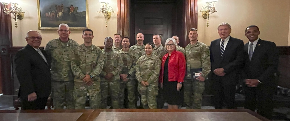 The South Carolina Legislature recognizes Headquarters Support Company, 218th Maneuver Enhancement Brigade