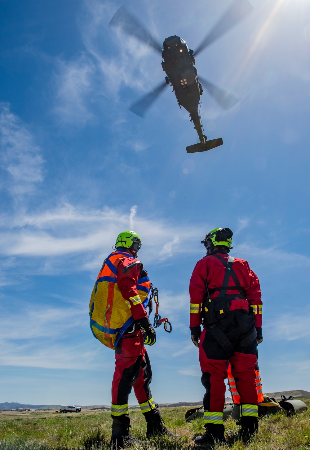 Joint hoist training keeps Guardsmen, Boise Fire Department rescue team ready for the call