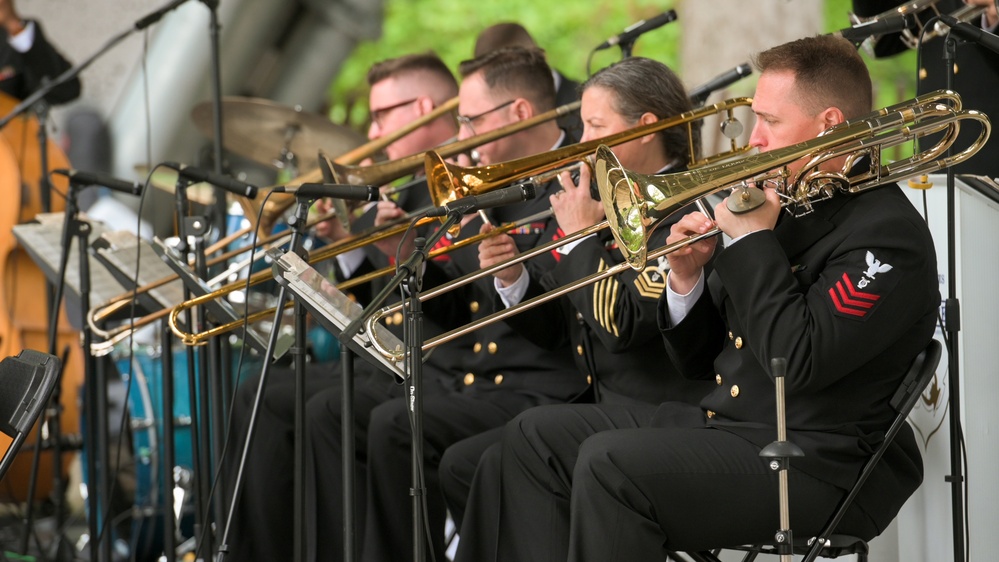 The United States Navy Band Commodores performs at Howard County &quot;Jazz in the Woods&quot;