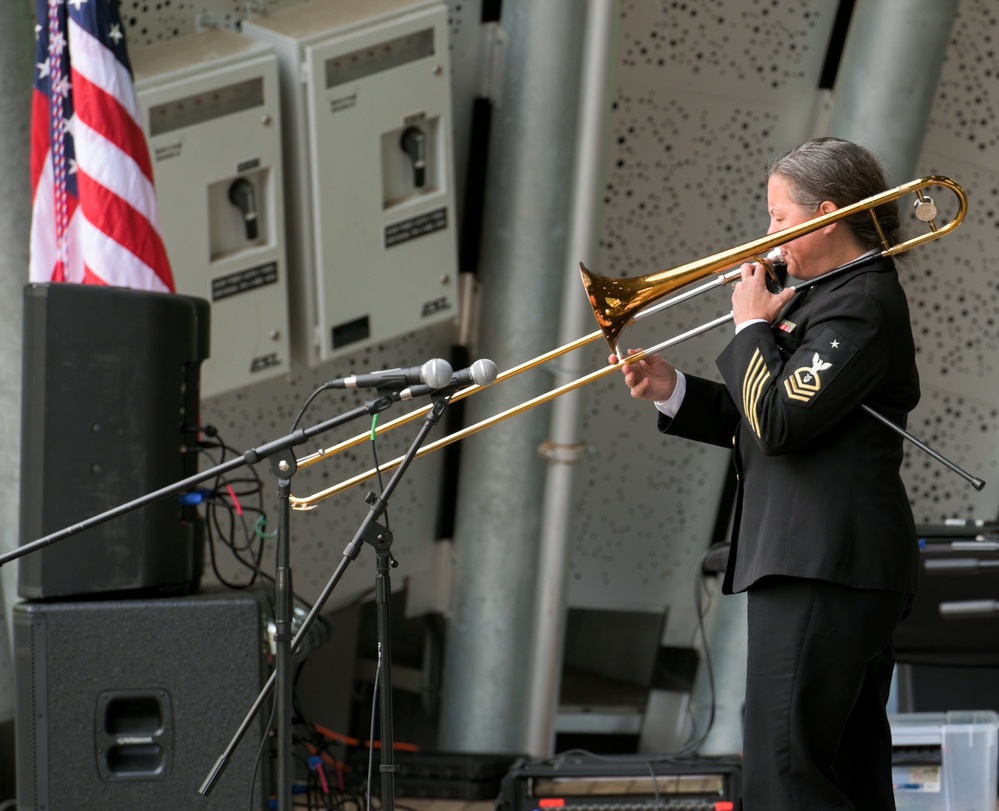 The United States Navy Band Commodores performs at Howard County &quot;Jazz in the Woods&quot;