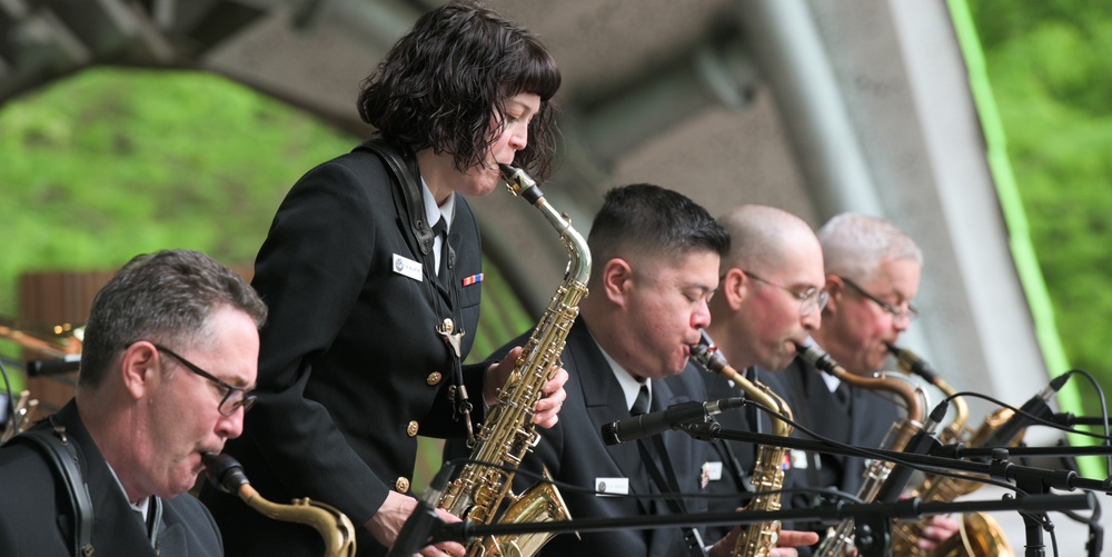 The United States Navy Band Commodores performs at Howard County &quot;Jazz in the Woods&quot;