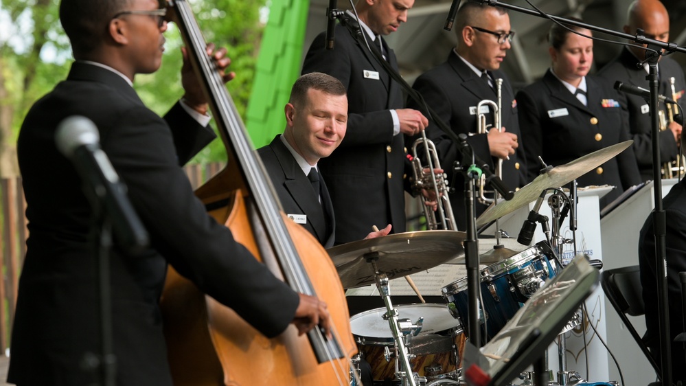 The United States Navy Band Commodores performs at Howard County &quot;Jazz in the Woods&quot;