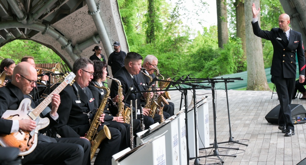 The United States Navy Band Commodores performs at Howard County &quot;Jazz in the Woods&quot;