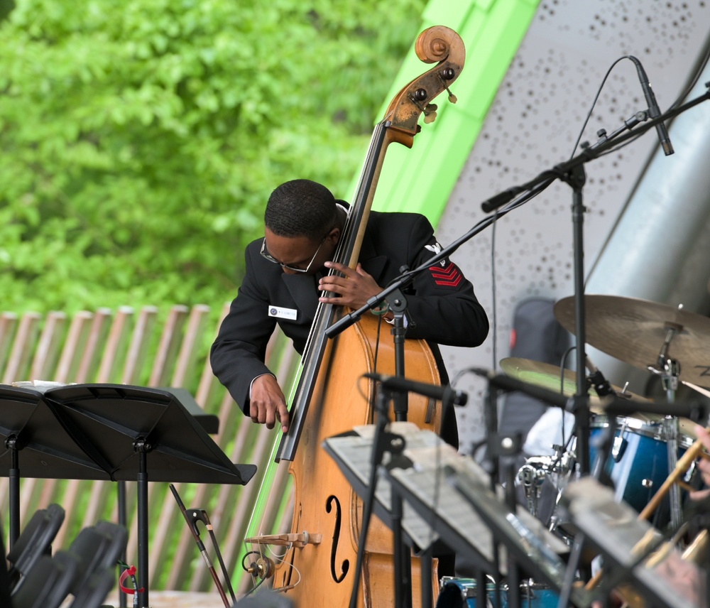 The United States Navy Band Commodores performs at Howard County &quot;Jazz in the Woods&quot;