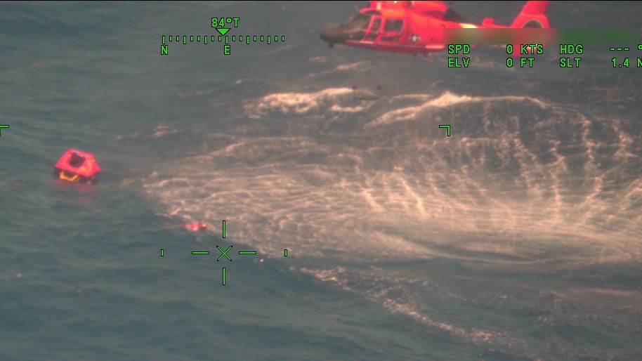Coast Guard rescues 3 people from sunken vessel off Dry Tortugas National Park