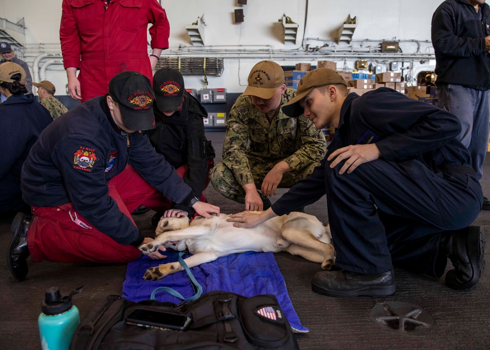 Daily Operations Aboard USS George H.W. Bush (CVN 77)