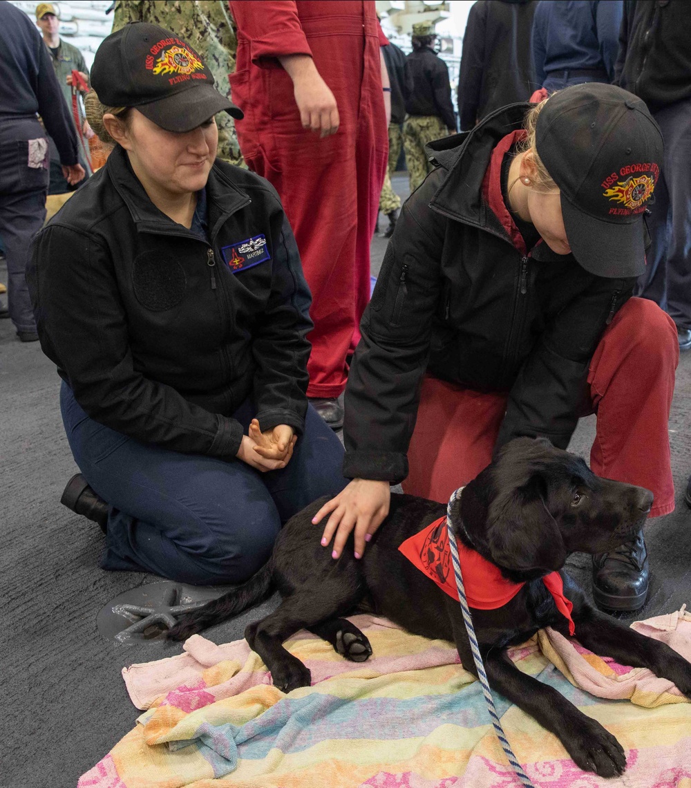 Daily Operations Aboard USS George H.W. Bush (CVN 77)