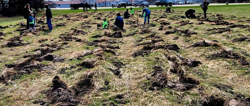 Fort McCoy community plants more than 500 trees for 2023 Arbor Day event