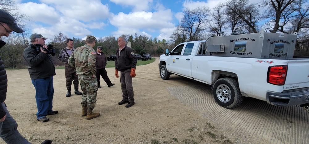 Annual fish stocking at Fort McCoy helps maintain fish populations for anglers