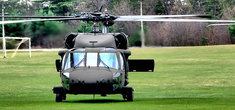 April 2023 UH-60 Black Hawk training operations at Fort McCoy