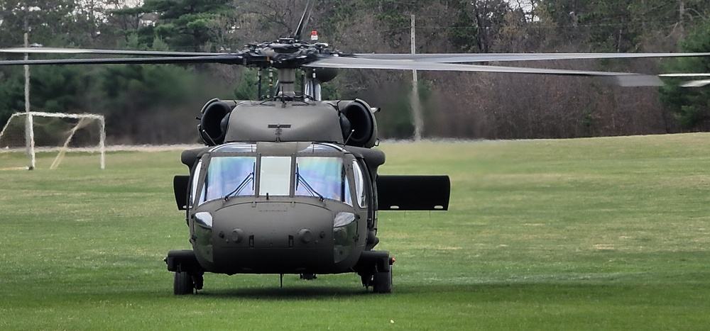 April 2023 UH-60 Black Hawk training operations at Fort McCoy