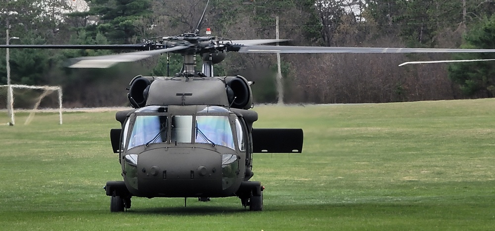 April 2023 UH-60 Black Hawk training operations at Fort McCoy