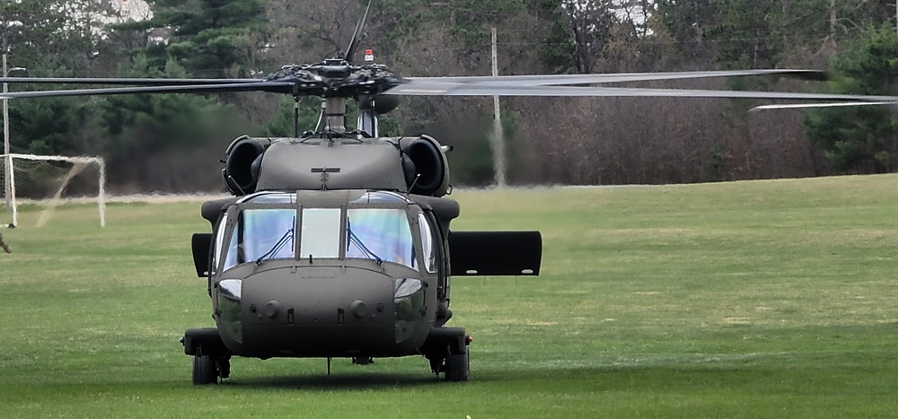 April 2023 UH-60 Black Hawk training operations at Fort McCoy