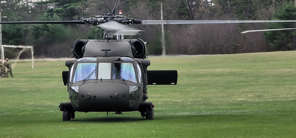 April 2023 UH-60 Black Hawk training operations at Fort McCoy