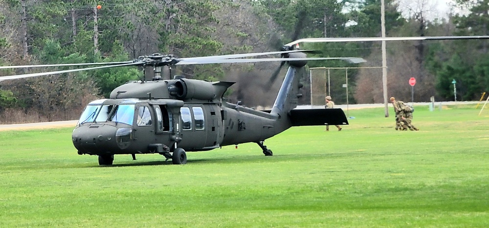 April 2023 UH-60 Black Hawk training operations at Fort McCoy