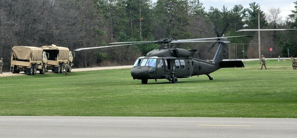 April 2023 UH-60 Black Hawk training operations at Fort McCoy