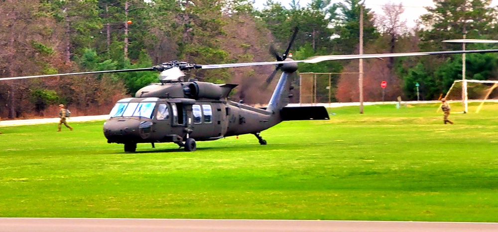 April 2023 UH-60 Black Hawk training operations at Fort McCoy