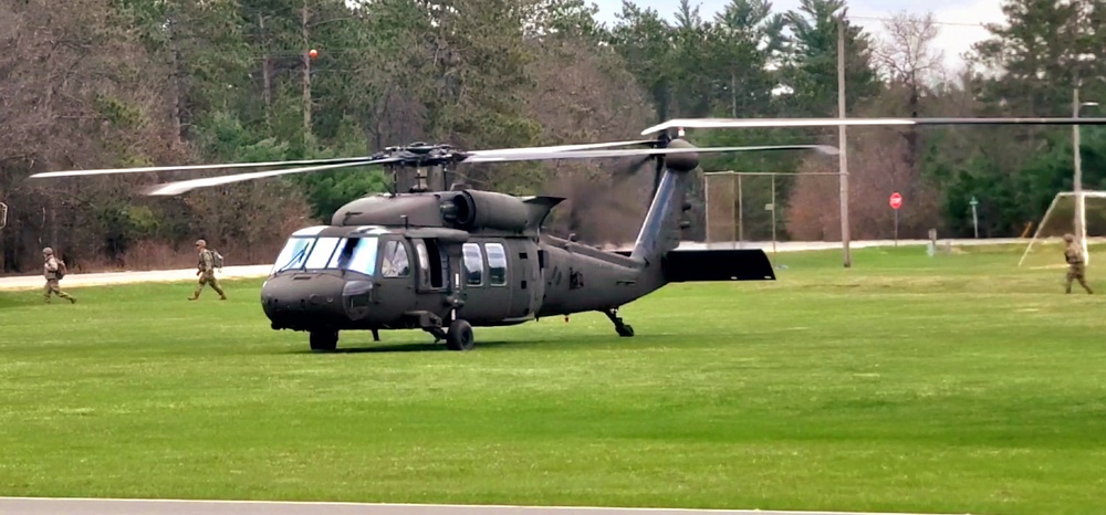 April 2023 UH-60 Black Hawk training operations at Fort McCoy