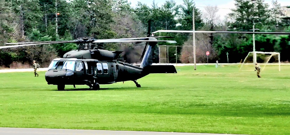 April 2023 UH-60 Black Hawk training operations at Fort McCoy