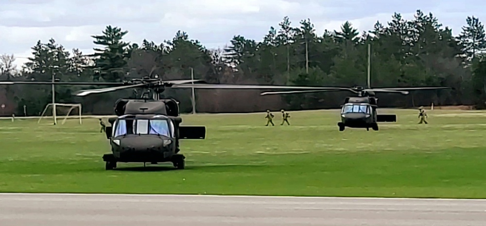 April 2023 UH-60 Black Hawk training operations at Fort McCoy