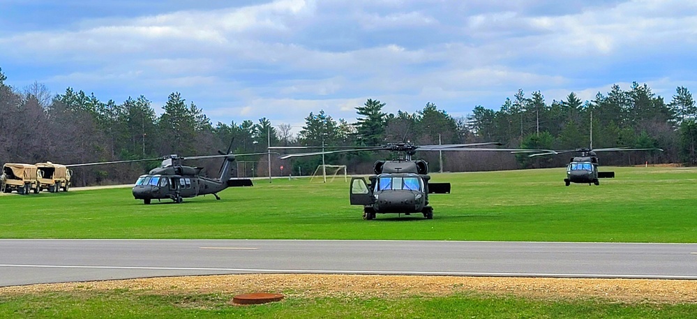 April 2023 UH-60 Black Hawk training operations at Fort McCoy