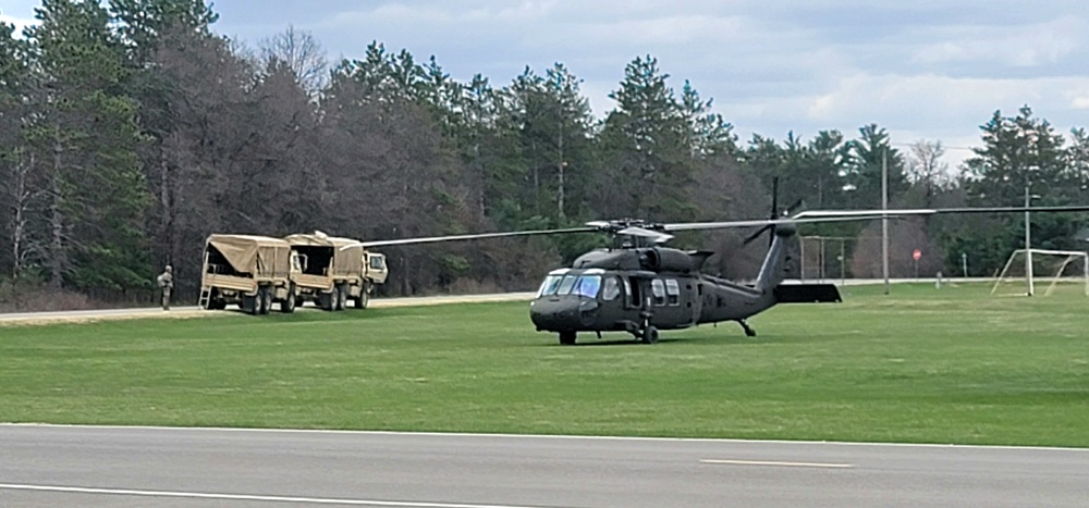 April 2023 UH-60 Black Hawk training operations at Fort McCoy