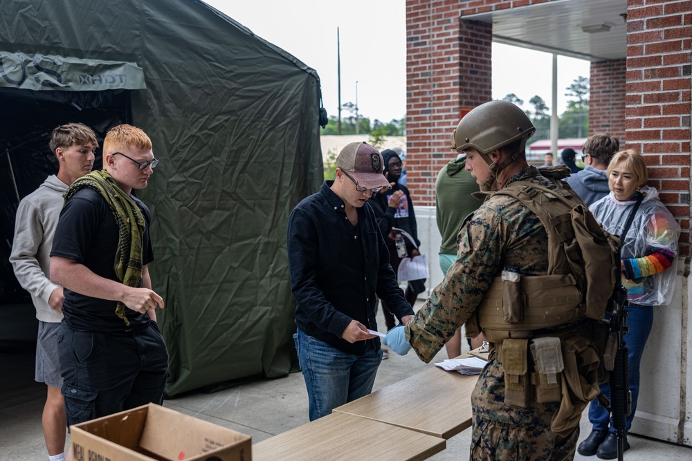 26th MEU NEO: Evacuation Control Center